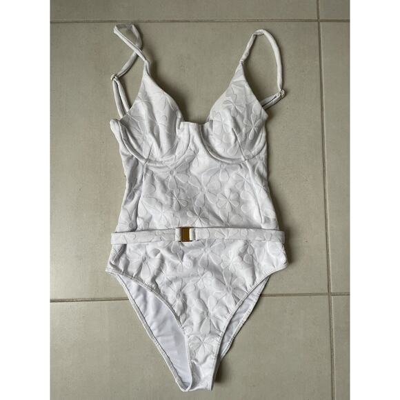 Kenny Flowers Swim One Piece Swimsuit Santorini Floral Swimwear